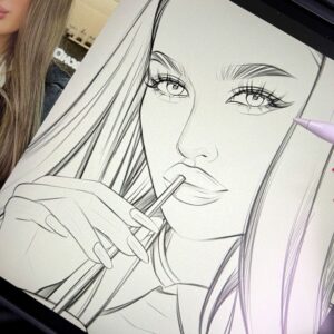 Portrait in Procreate